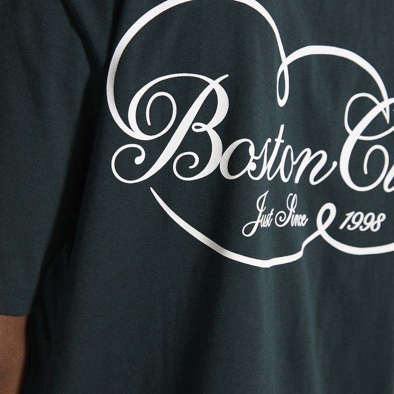 Printed tee "West" Dark green 2